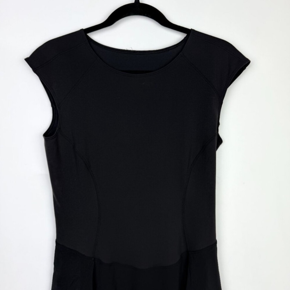 NWOT Lululemon Everlux Mesh-Back Tennis Dress Black - Picture 4 of 7